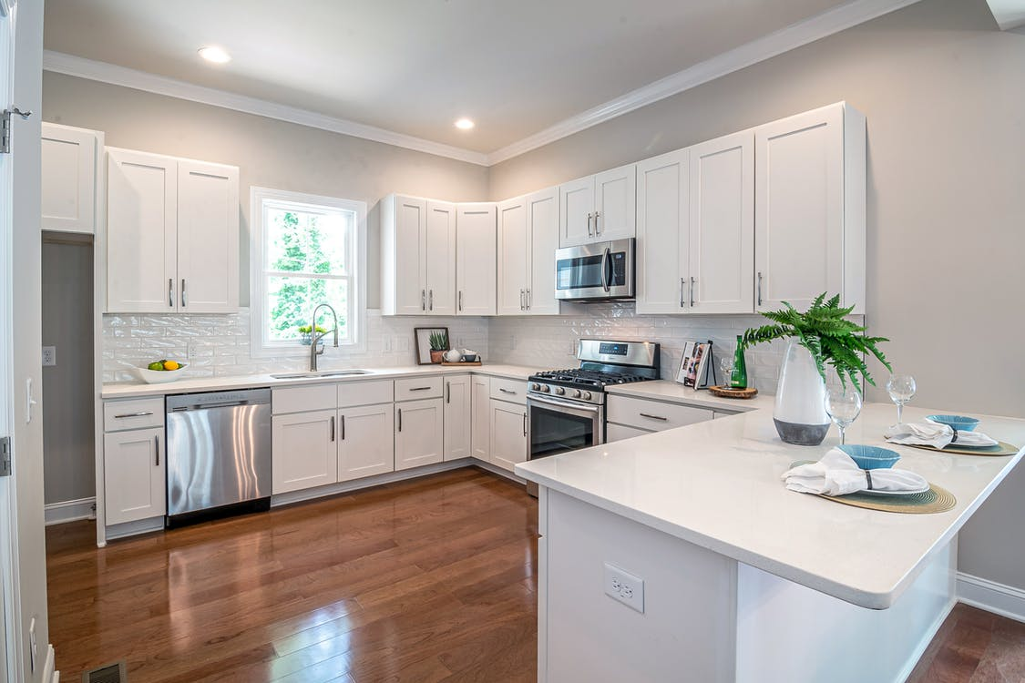 Interior design of a kitchen with shakers