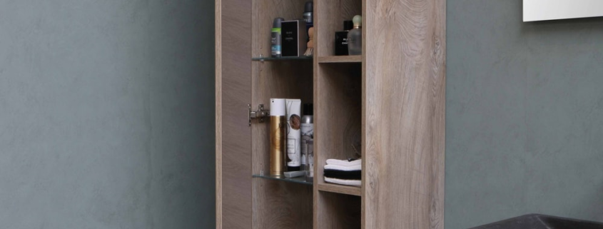 A bespoke furniture bedroom unit with a dressing table